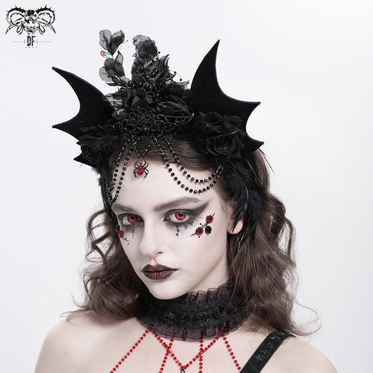 Gothic Devil's Wings Headdress
