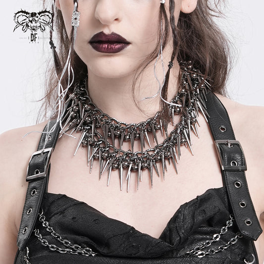Punk Spike & Stud Metal Collar
