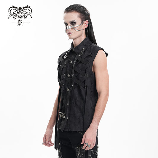 Men's Gothic Sleeveless Vest Shirt