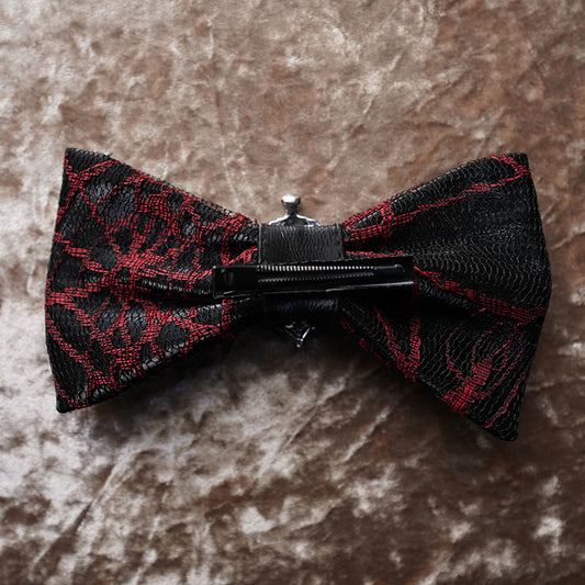 BROKEN BONE Red&Black Gothic Hair Clip/Tie