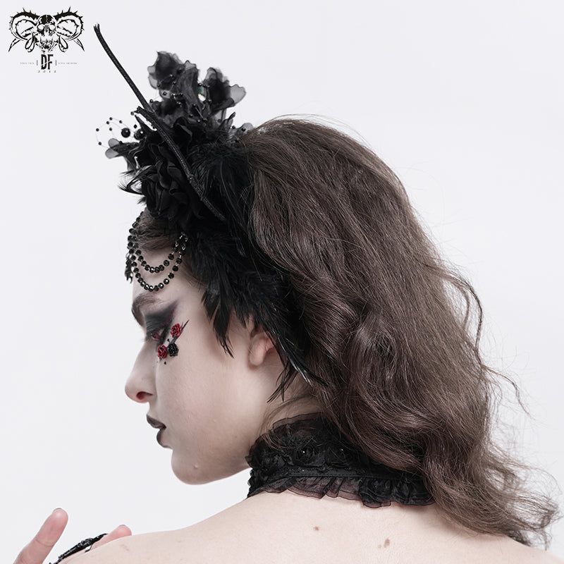 Gothic Devil's Wings Headdress