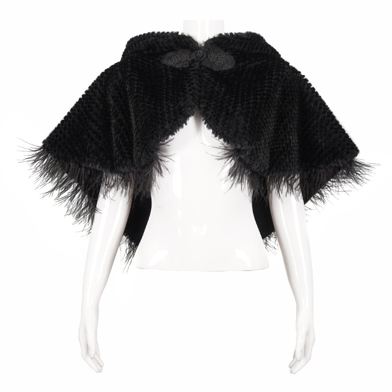 Gothic Short Hooded Cape