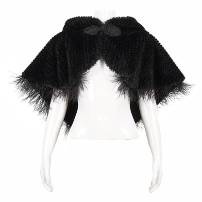 Gothic Short Hooded Cape