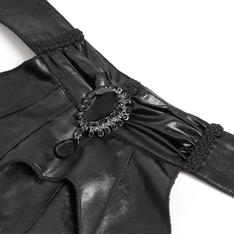 【IN STOCK】ELEGANT GOTHIC BLACK BATWING LAYERED NECKWEAR