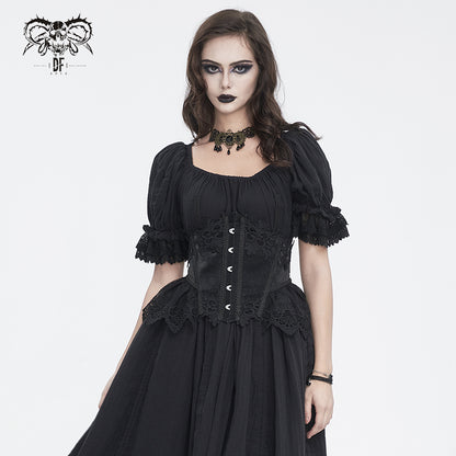 【IN STOCK】GOTHIC LACE CORSET BELT