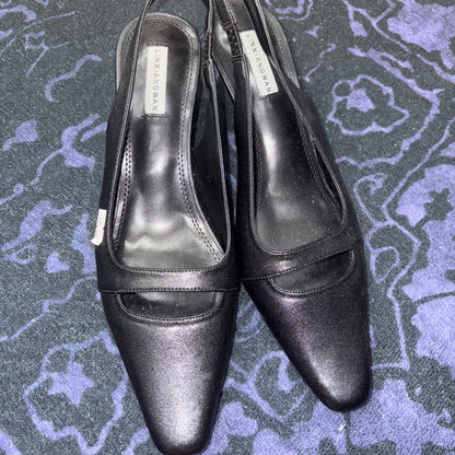 Black Pointed Sandals