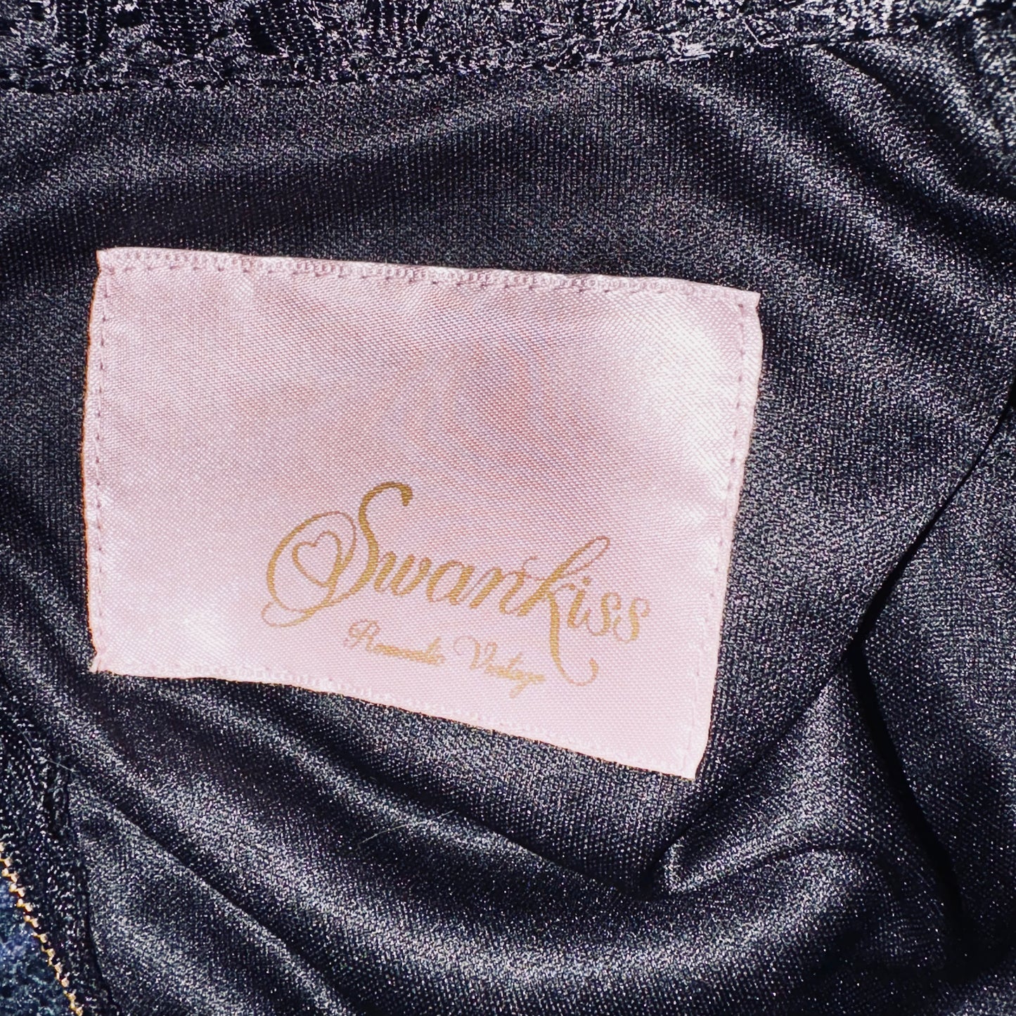 SWANKISS Black Laced Gothic Dress