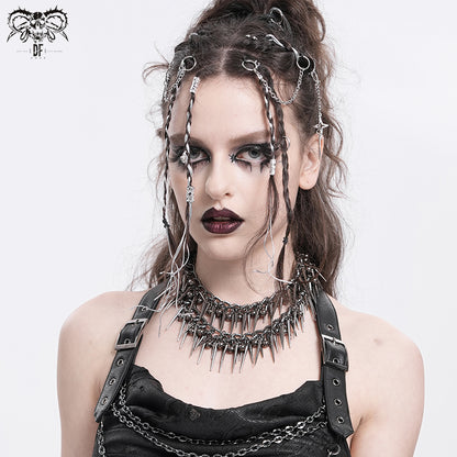 Punk Spike & Stud Metal Collar