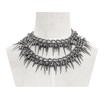 Punk Spike & Stud Metal Collar