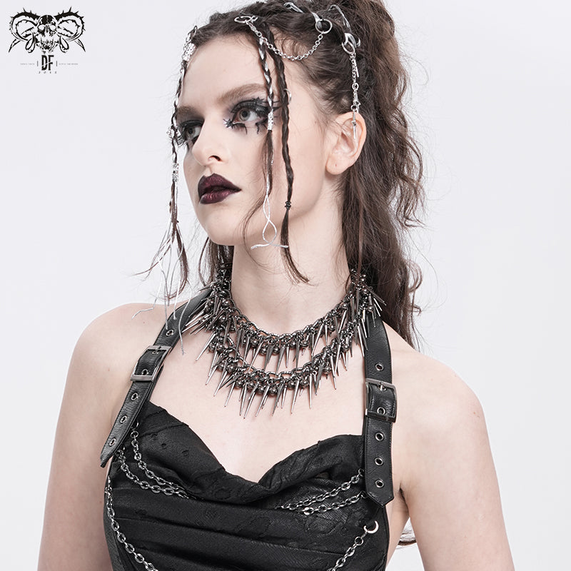Punk Spike & Stud Metal Collar