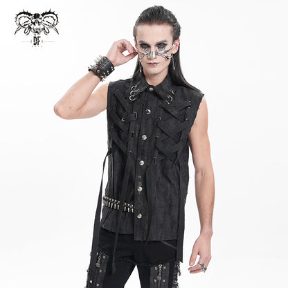 Men's Gothic Sleeveless Vest Shirt