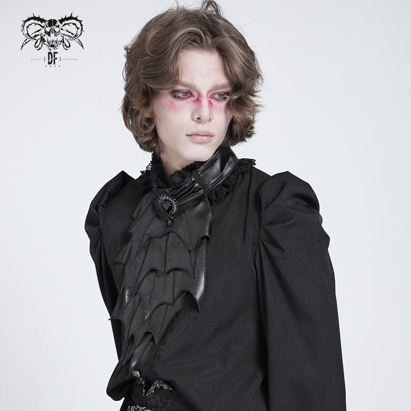 【IN STOCK】ELEGANT GOTHIC BLACK BATWING LAYERED NECKWEAR