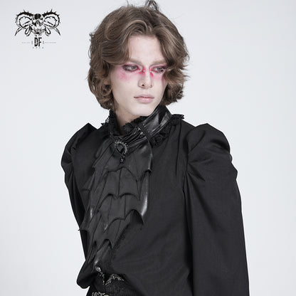 【IN STOCK】ELEGANT GOTHIC BLACK BATWING LAYERED NECKWEAR