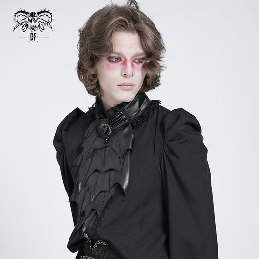 【IN STOCK】ELEGANT GOTHIC BLACK BATWING LAYERED NECKWEAR