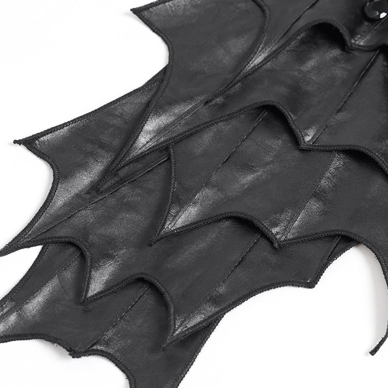 【IN STOCK】ELEGANT GOTHIC BLACK BATWING LAYERED NECKWEAR