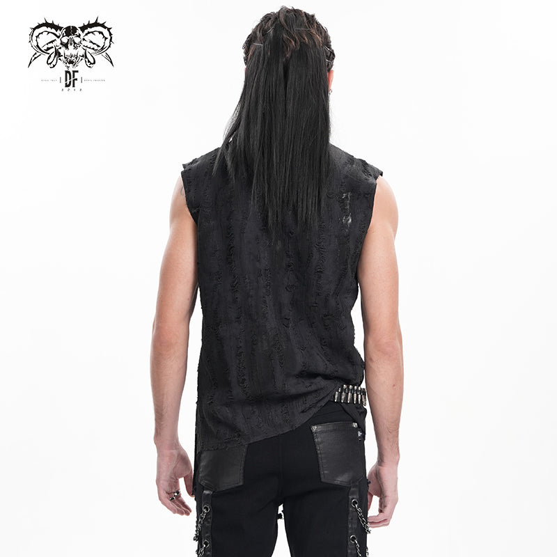 Men's Gothic Sleeveless Vest Shirt