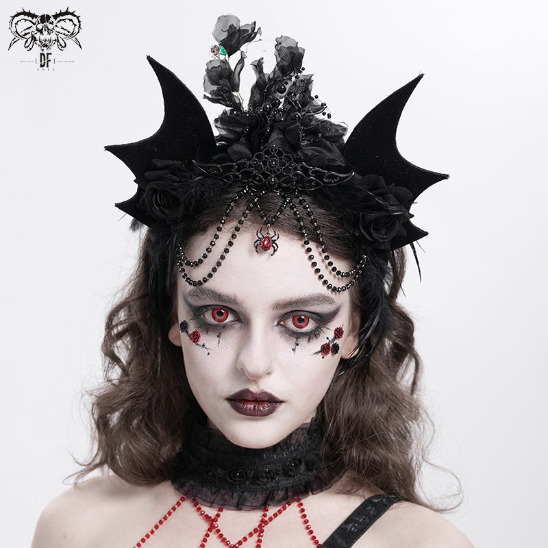 Gothic Devil's Wings Headdress
