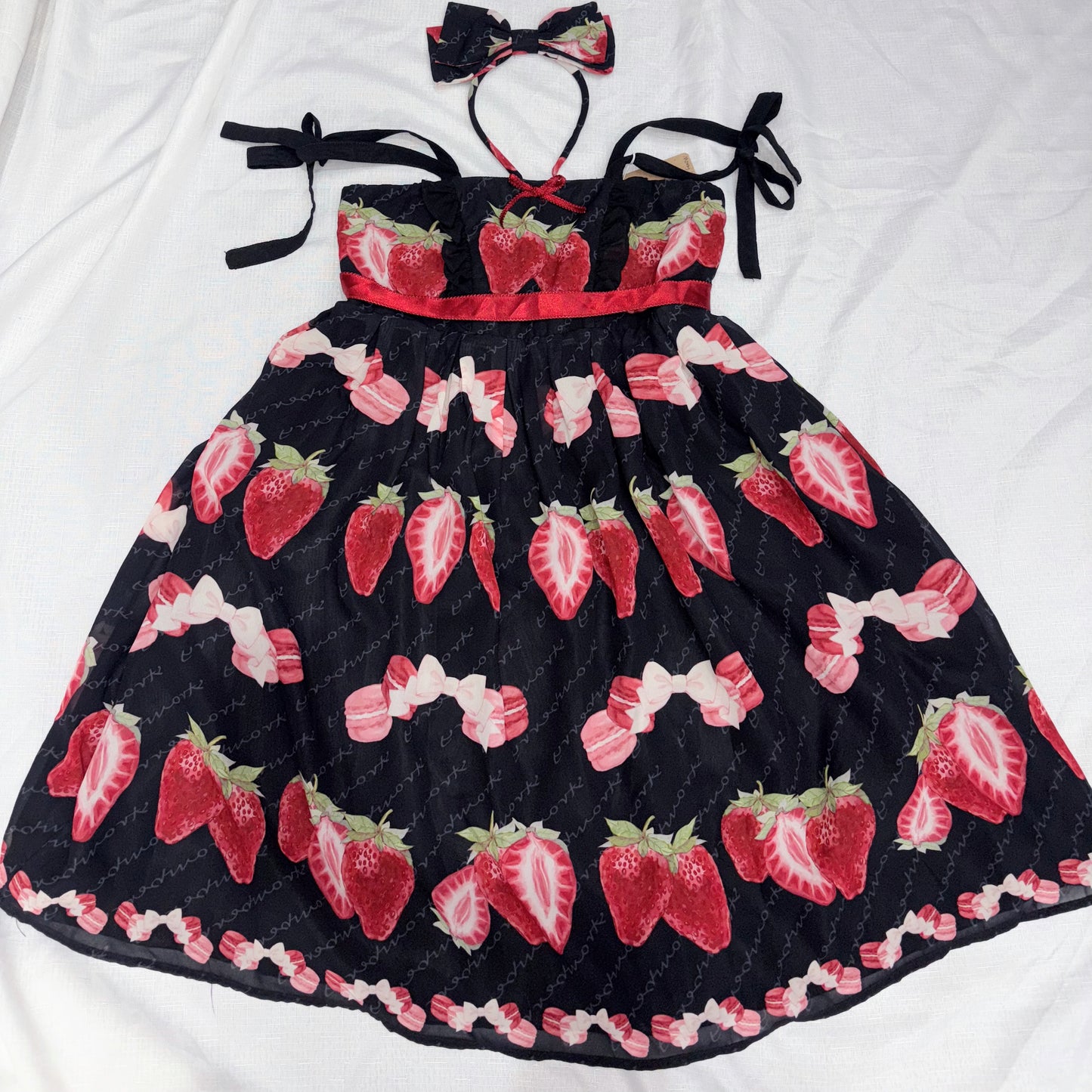 MARRY LOLITA Strawberry Print JSK