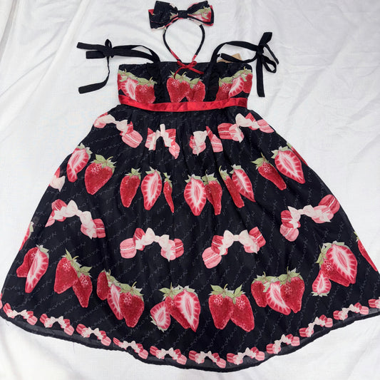 MARRY LOLITA Strawberry Print JSK