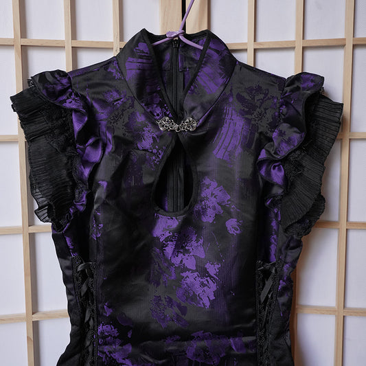 BLOOD SUPPLY ·忍· Gothic Qipao Dress