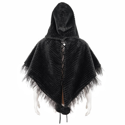 Gothic Short Hooded Cape