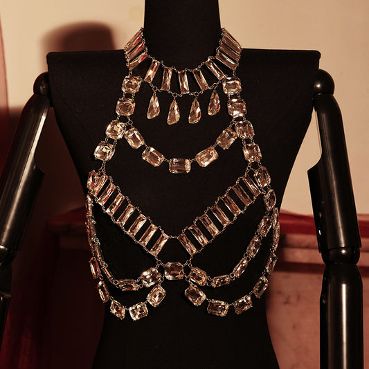 Blingcore Y3K Bodychain