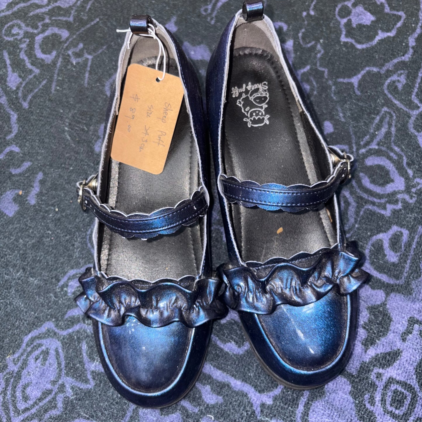 SHEEP PUFF Lolita Shoes