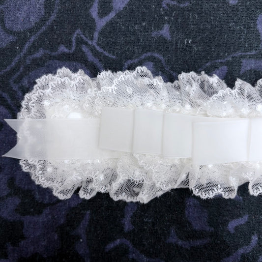 Lolita White Lace Headdress