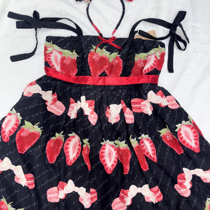 MARRY LOLITA Strawberry Print JSK