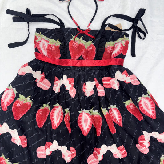 MARRY LOLITA Strawberry Print JSK