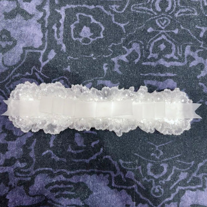 Lolita White Lace Headdress