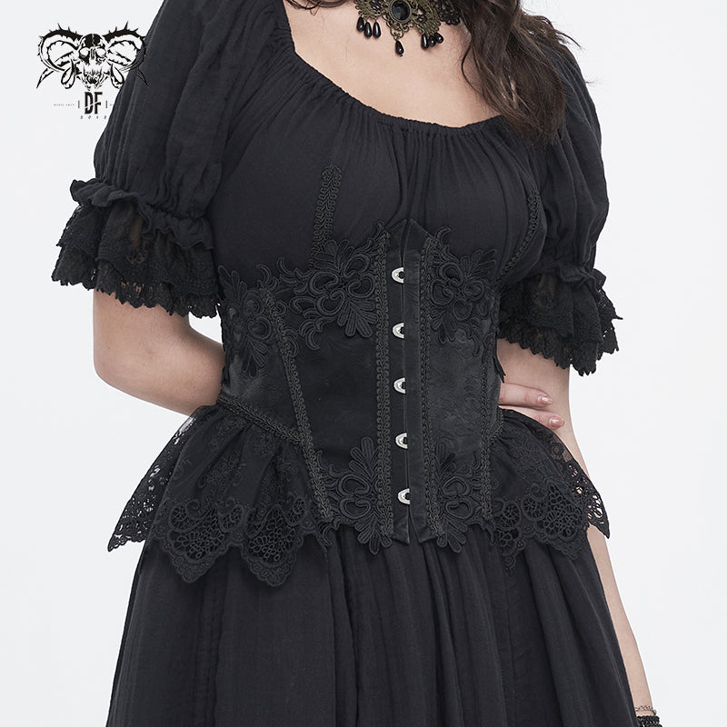 【IN STOCK】GOTHIC LACE CORSET BELT