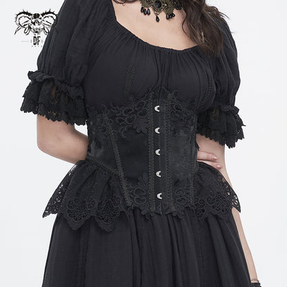 【IN STOCK】GOTHIC LACE CORSET BELT