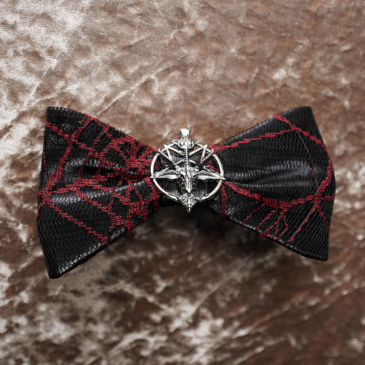 BROKEN BONE Red&Black Gothic Hair Clip/Tie