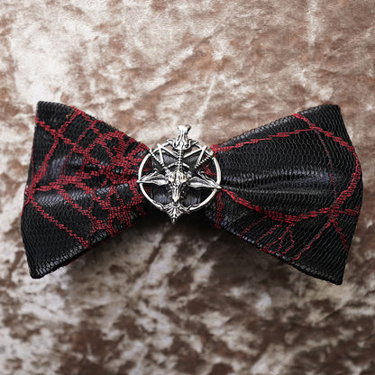 BROKEN BONE Red&Black Gothic Hair Clip/Tie